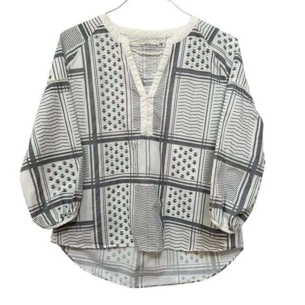 Prana Elena Top - Print Ranglan Sleeve -  Women's Small